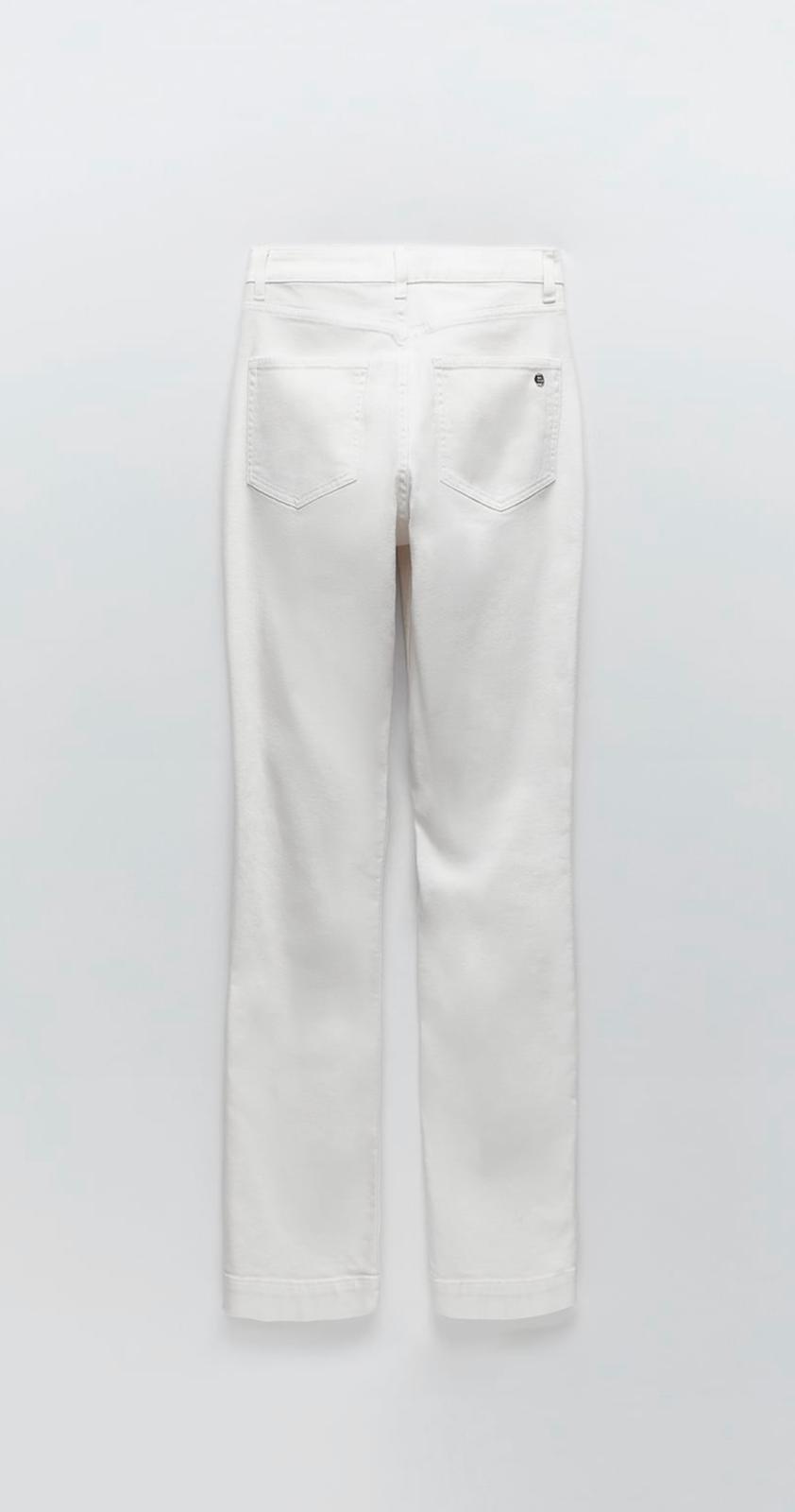 Dictation overflow stool Blugi albi cu nasturi Zara - produs Nou - HaineOnline.ro - Vinzi și cumperi  haine noi & folosite